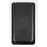 Vogue Polycarbonate 1/3 Gastronorm Container 65mm Black