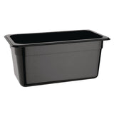Vogue ABS Gastronorm Tray Black GN 1/3 150mm