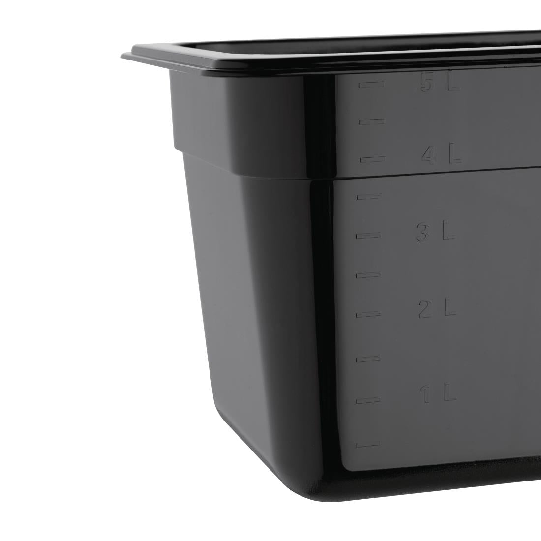 Vogue ABS Gastronorm Tray Black GN 1/3 150mm