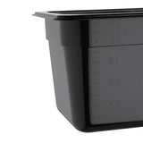 Vogue ABS Gastronorm Tray Black GN 1/3 150mm