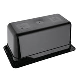 Vogue ABS Gastronorm Tray Black GN 1/3 150mm