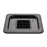 Vogue ABS Gastronorm Lid Black GN 1/6