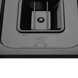 Vogue Polycarbonate 1/6 Gastronorm Lid Black