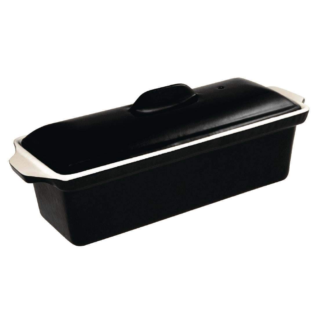 Vogue Cast Iron Pate Terrine Mould Black 1.7Ltr