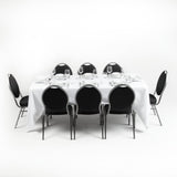 Bolero Rectangular Folding Table 6ft White