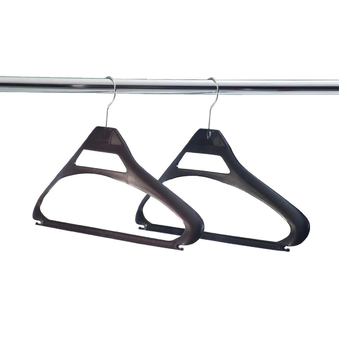 Black Polypropylene Hangers (100 Pack)