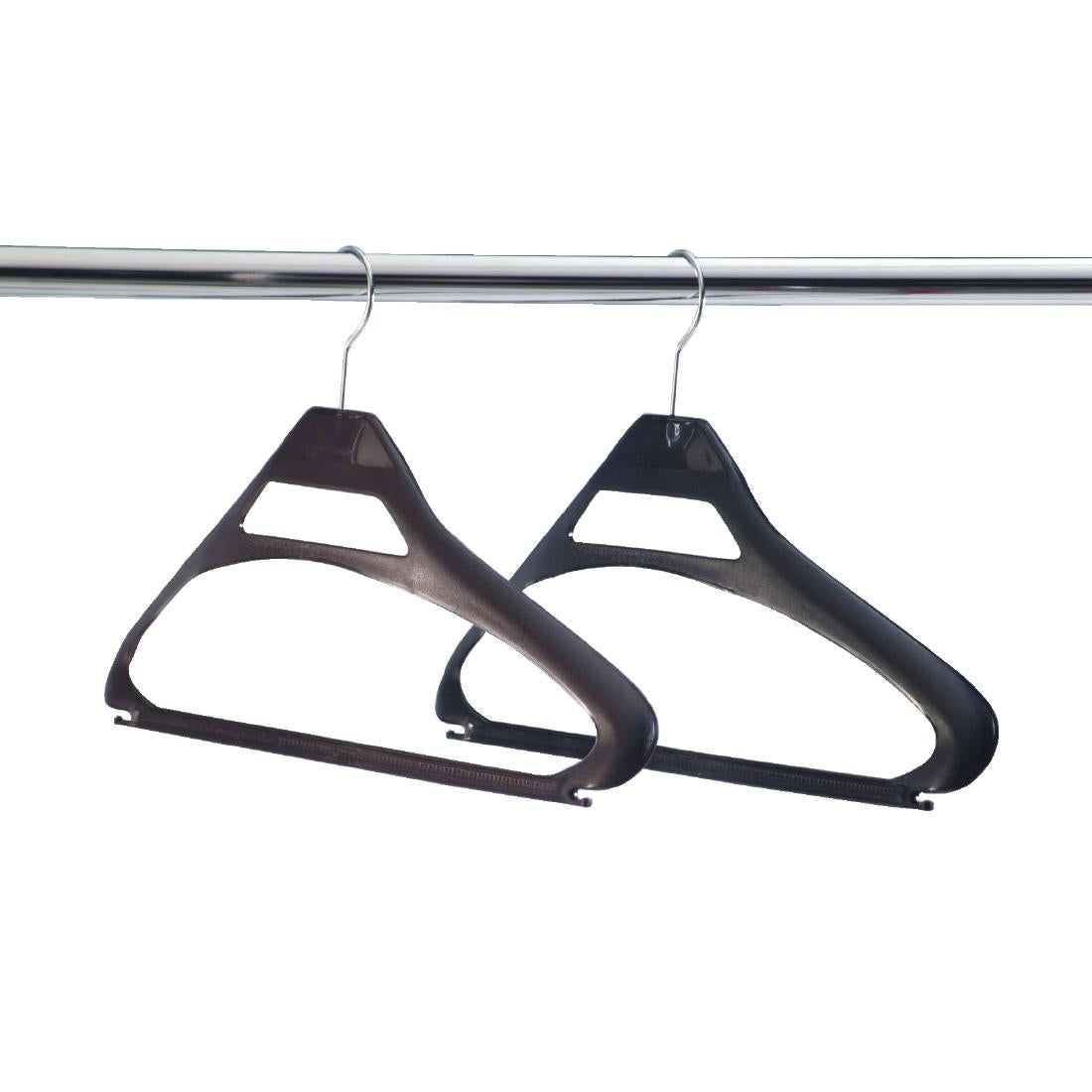 Black Polypropylene Hangers (100 Pack)