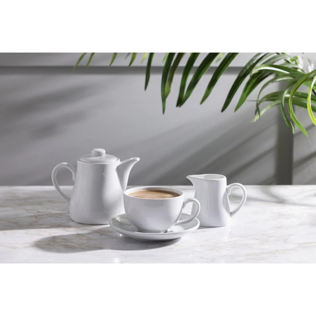 Olympia Whiteware Cream & Milk Jugs 170ml (6 Pack)