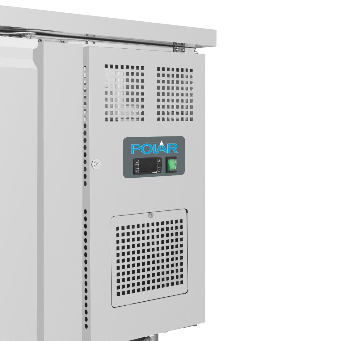 Polar U-Series Double Door and 4 Drawer Counter Fridge 476Ltr