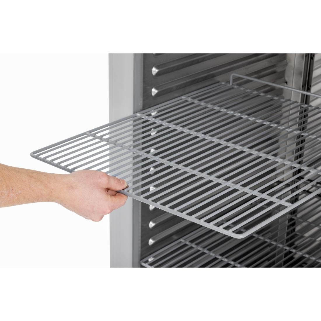 Polar U-Series Energy Efficient Double Glass Door Upright Storage/Display Freezer