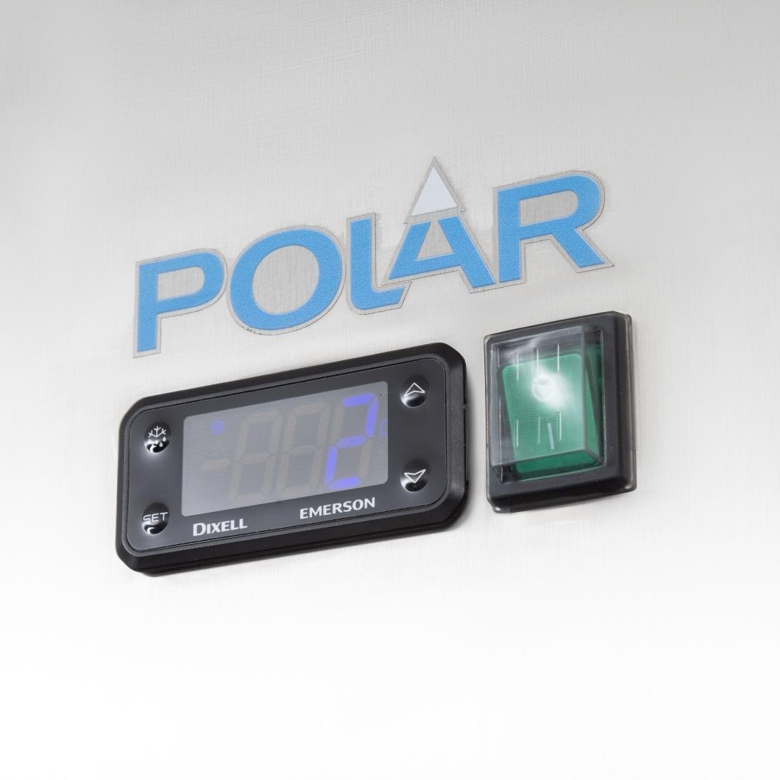 Polar U-Series Energy Efficient Double Glass Door Upright Storage/Display Freezer