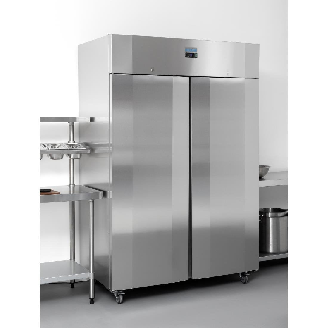 Polar U-Series Energy Efficient Double Door Upright Freezer 1400Ltr