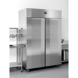 Polar U-Series Energy Efficient Double Door Upright Freezer 1400Ltr