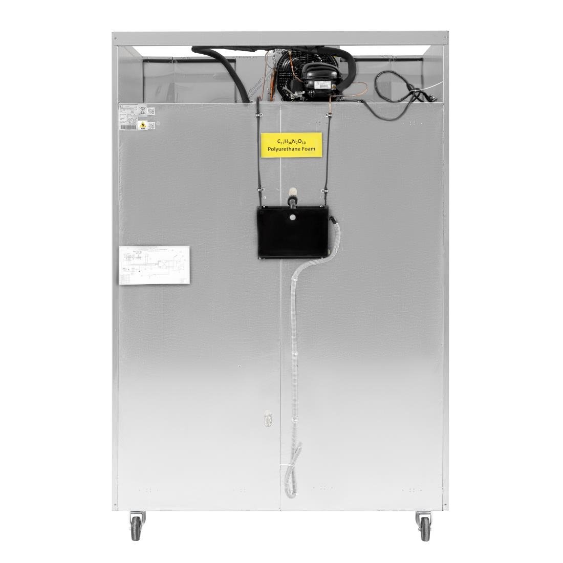 Polar U-Series Energy Efficient Double Door Upright Freezer 1400Ltr