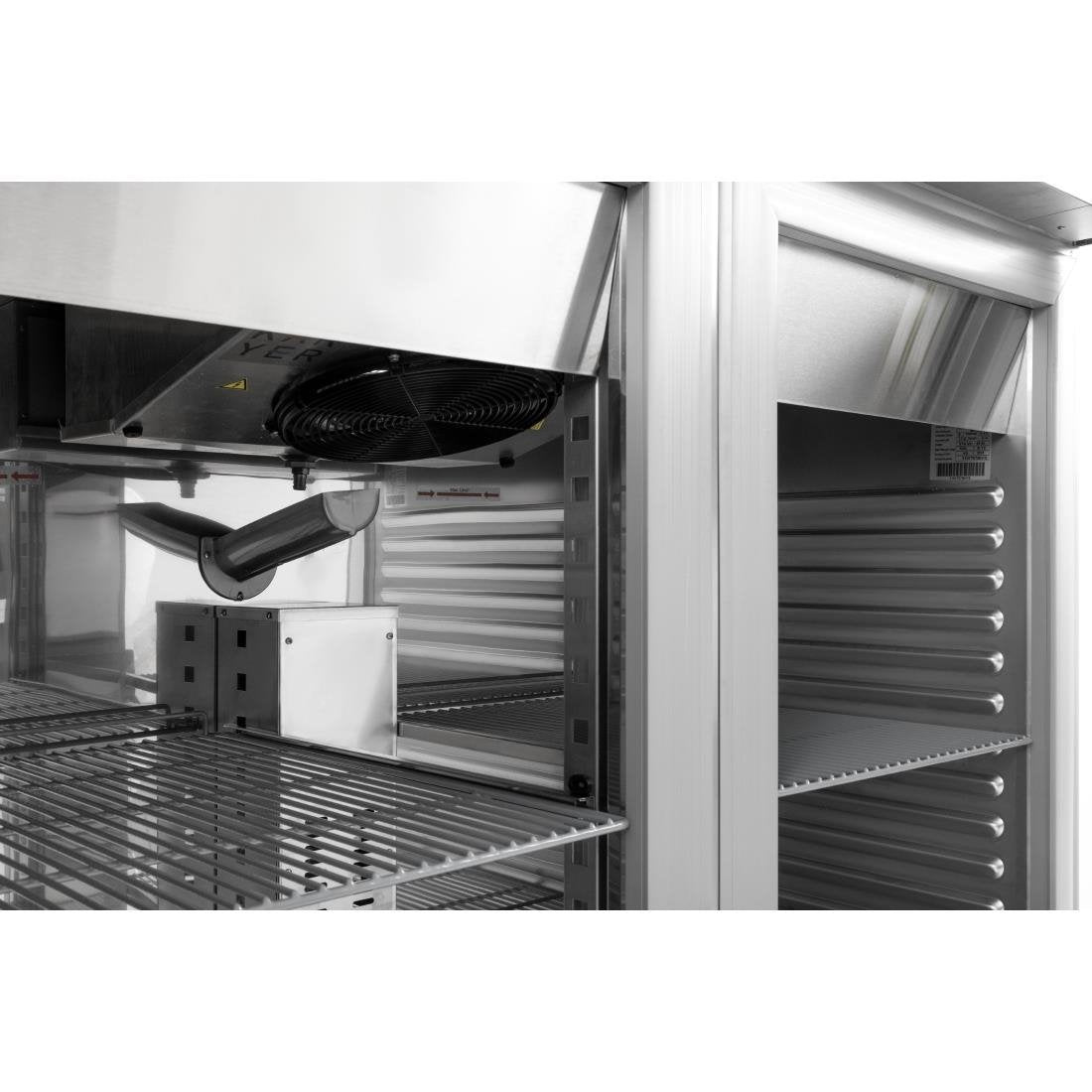 Polar U-Series Energy Efficient Double Door Upright Freezer 1400Ltr