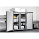 Polar U-Series Energy Efficient Double Door Upright Freezer 1400Ltr