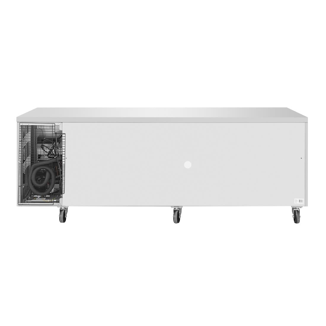 Polar U-Series Four Door Counter Fridge 553Ltr