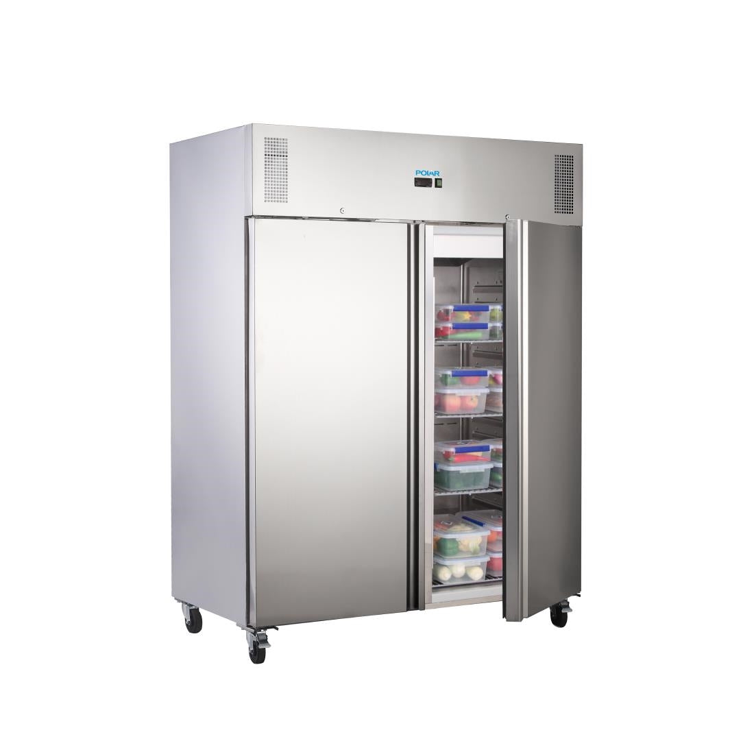 Polar U-Series Double Door Upright Fridge 1300Ltr