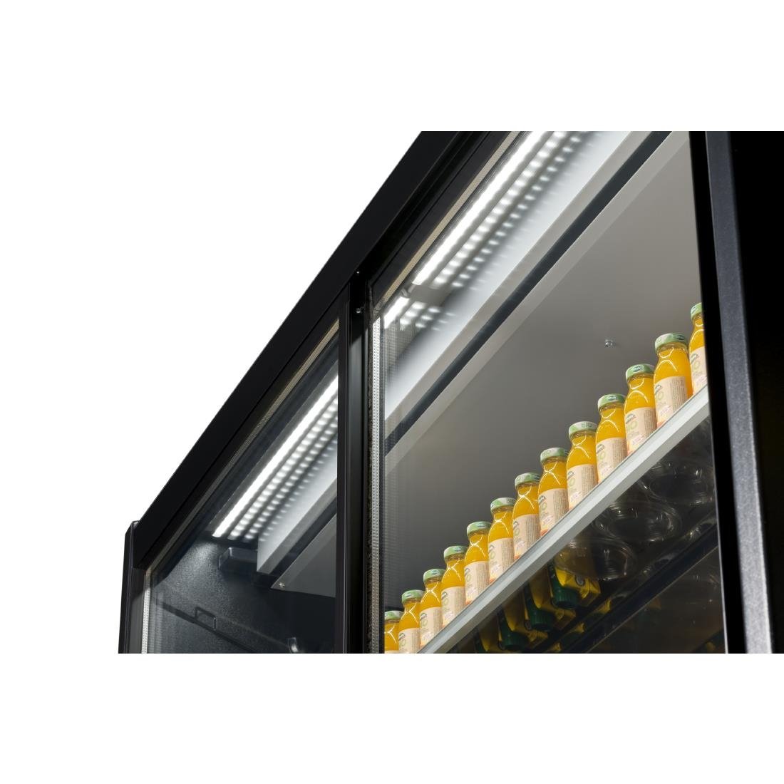 Zoin Zoin Cervinho Multideck Display Black with Hinged Doors 1000mm ...
