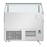 Polar U-Series 6 Pan Ice Cream Serve Over Cabinet Freezer