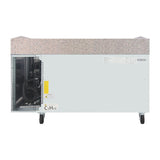 Polar U-Series Double Door Pizza Counter with Granite Top 428Ltr