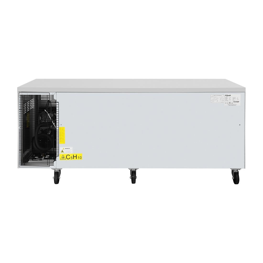 Polar U-Series Triple Door Patisserie Counter 634Ltr