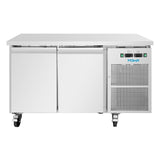 Polar U-Series Double Door Counter Fridge/Freezer 124Ltr