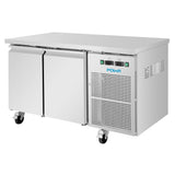 Polar U-Series Double Door Counter Fridge/Freezer 124Ltr