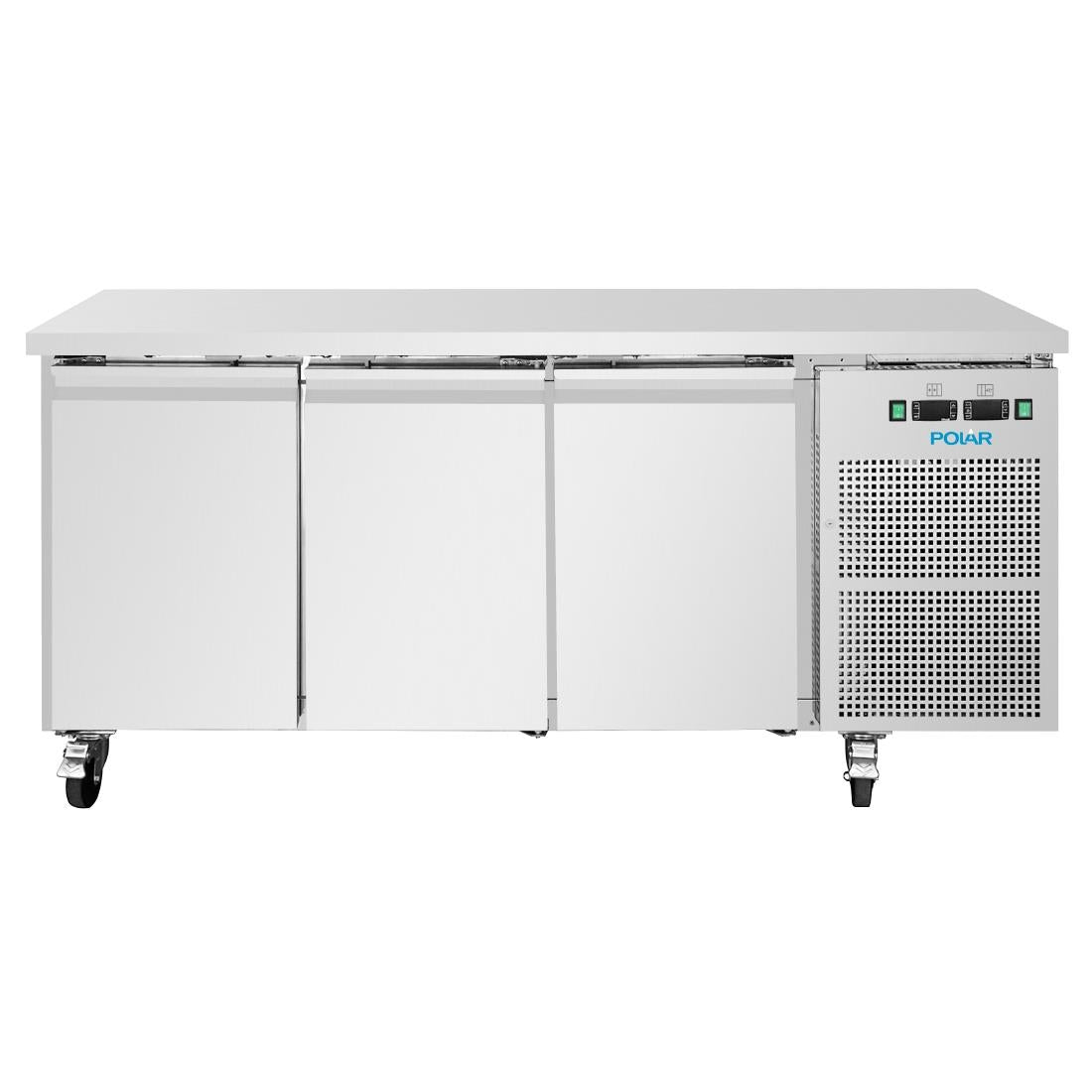 Polar U-Series Three Door Counter Fridge/Freezer 314Ltr