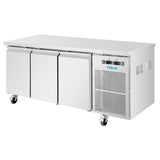 Polar U-Series Three Door Counter Fridge/Freezer 314Ltr