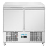 Polar U-Series Ventilated 2 Door Counter Fridge