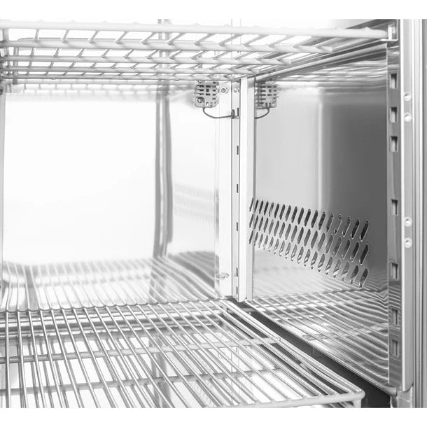 Polar U-Series Counter Fridge 4 Drawers & 2 Door