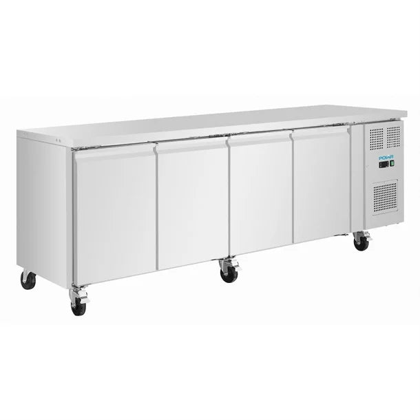 Polar U-Series Four Door Slimline Counter Fridge