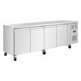 Polar U-Series Four Door Slimline Counter Fridge