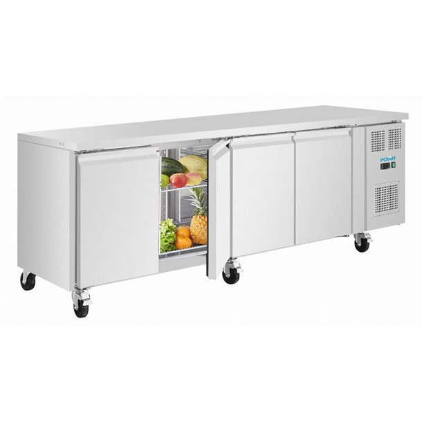Polar U-Series Four Door Slimline Counter Fridge