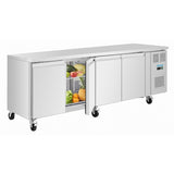 Polar U-Series Four Door Slimline Counter Fridge