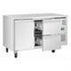 Polar U-Series 1 Door & 2 Drawer Counter Fridge
