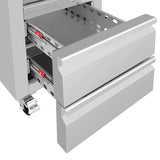 Polar G-Series Single Door & 2 Drawer Slimline GN Cabinet Refrigerator