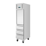 Polar G-Series Single Door & 3 Drawer Slimline GN Cabinet Refrigerator
