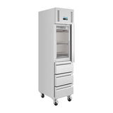 Polar G-Series Single Door & 3 Drawer Slimline GN Cabinet Refrigerator