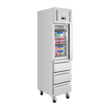 Polar G-Series Single Door & 3 Drawer Slimline GN Cabinet Refrigerator