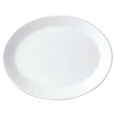 Steelite Simplicity White Oval Coupe Dishes 202mm (24 Pack)