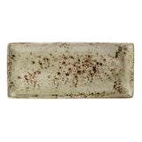 Steelite Craft Green Rectangular Platters 370 x 165mm (6 Pack)