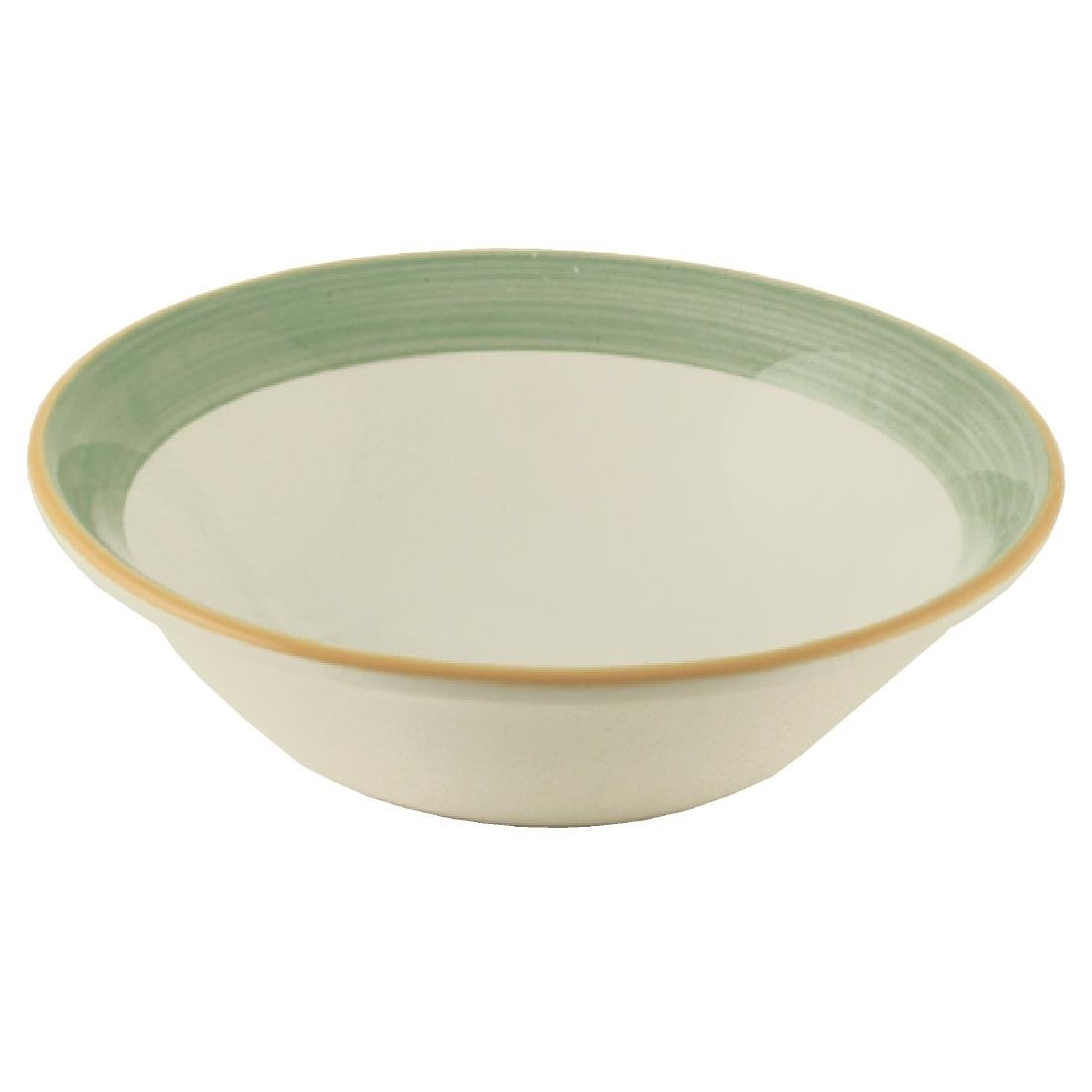 Steelite Rio Green Soup Plates 215mm (24 Pack)