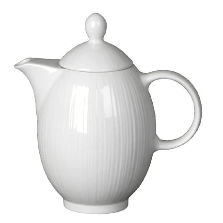 Steelite Spyro Coffee Pots with Lids 340ml (6 Pack)