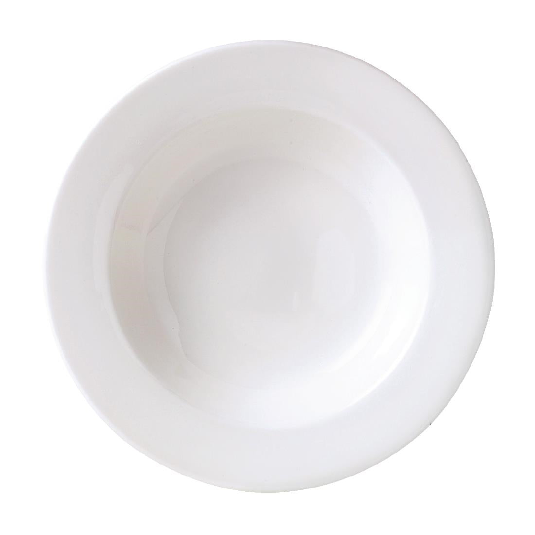 Steelite Monaco White Mandarin Soup Plates 222mm (24 Pack)