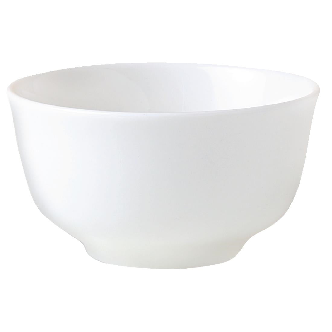 Steelite Monaco White Sugar or Bouillon Pots 227ml (12 Pack)