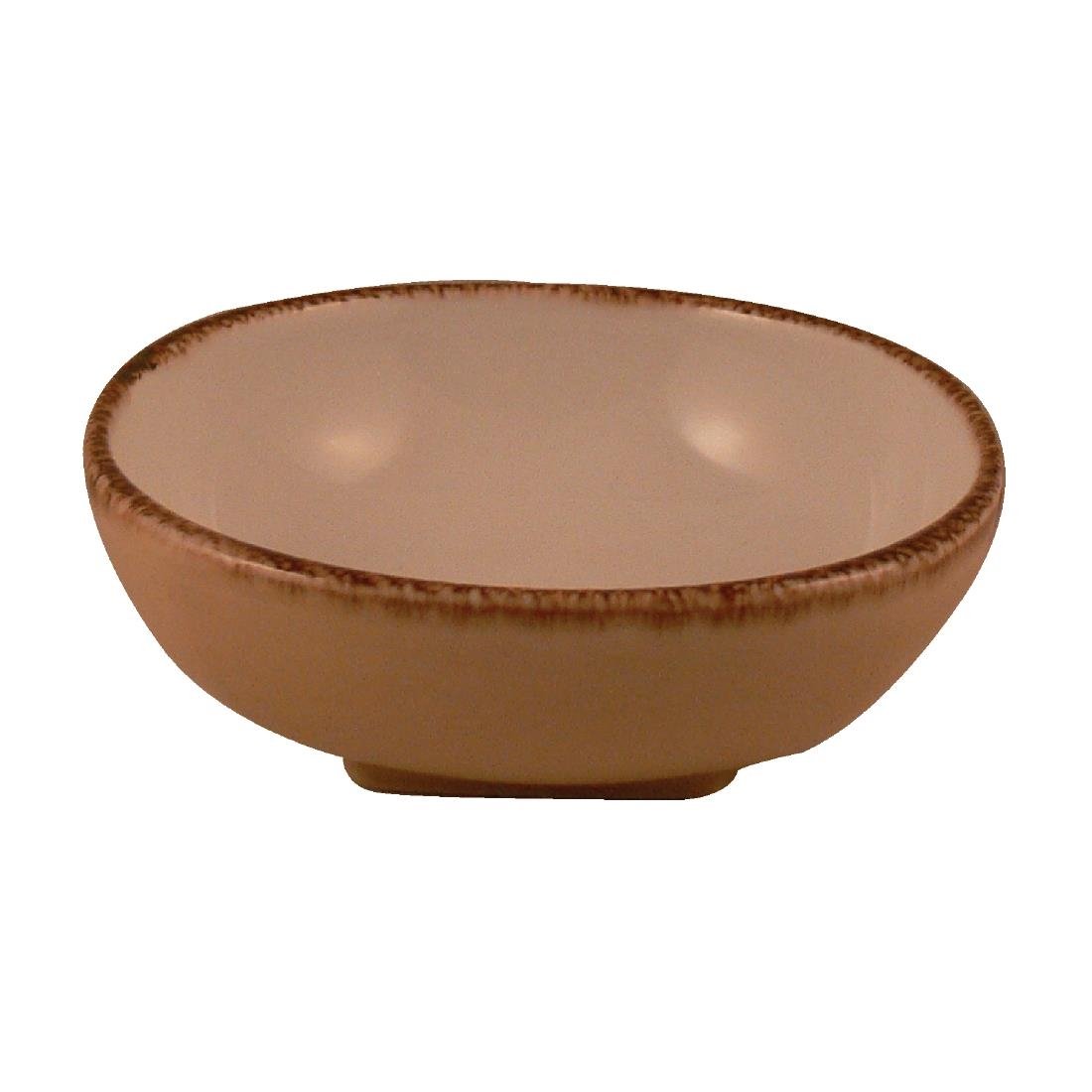 Steelite Terramesa Mustard Tasters Bowls 130mm (12 Pack)