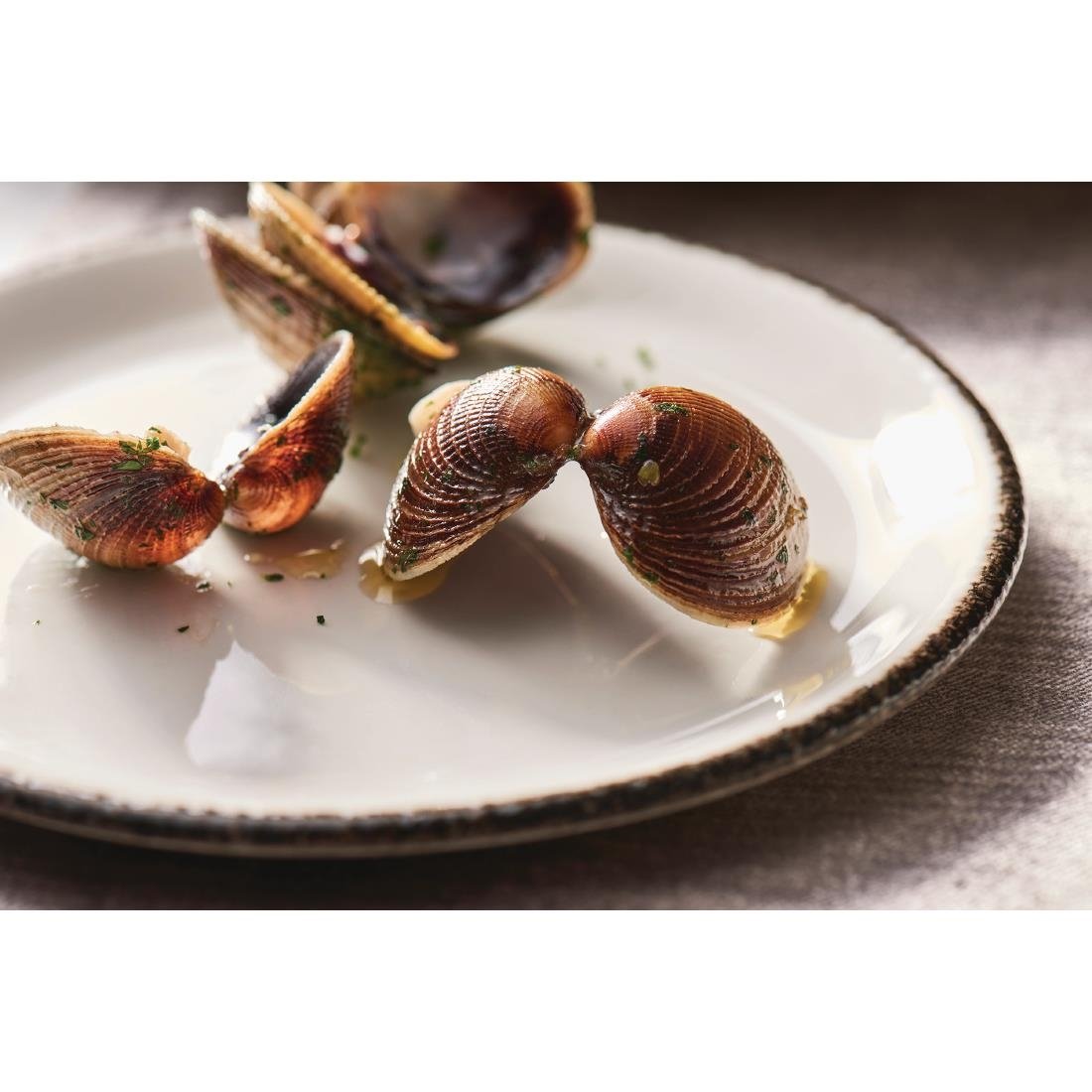 Steelite Charcoal Dapple Coupe Plates 202mm (24 Pack)