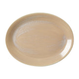 Steelite Revolution Sandstone Oval Coupe Plates 342mm (12 Pack)